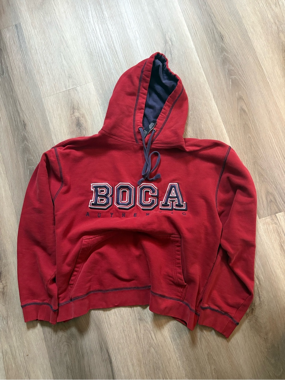 Vintage Y2K style Boca Authentics hoodie